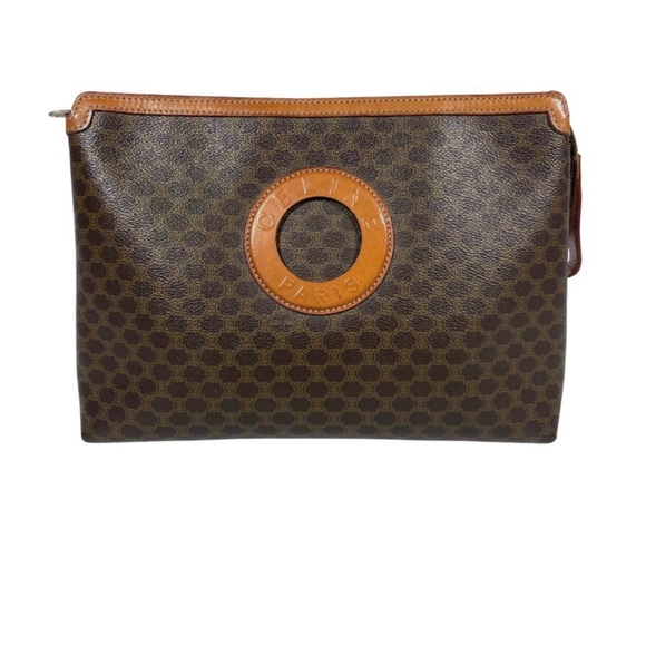 CELINE Vintage Macadam
Coated Canvas Clutch - Picture 1 of 16